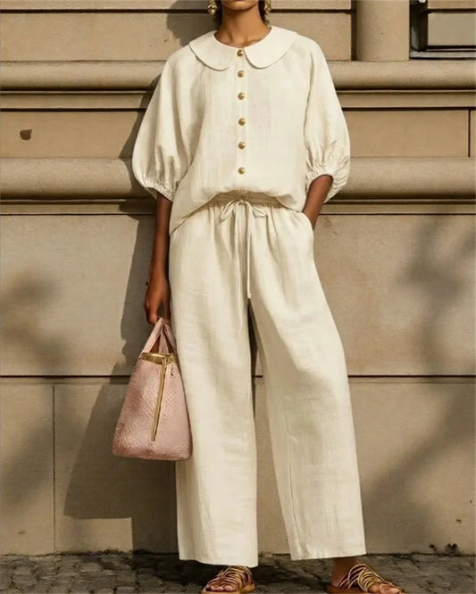 BreatheEasy Linen Shirt & Pants